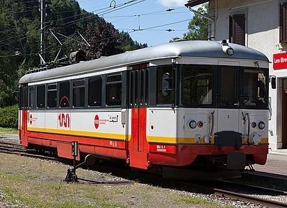 Retour du train Le Locle-Les Brenets