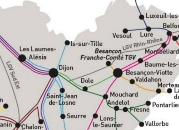 Voici les lignes TER de Bourgogne Franche-Comté qui vont être ouvertes à la concurrence en 2026